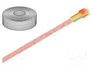 Wire: motor; chainflex® CF885; 1G25mm2; PVC; orange; stranded; Cu IGUS