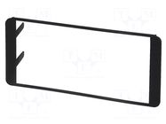 Radio frame; Toyota; 2 DIN; black COMPOTECH