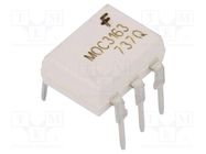 Optotriac; 4.17kV; zero voltage crossing driver; DIP6; Ch: 1 ONSEMI