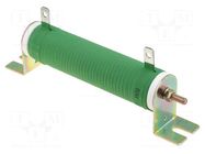Resistor: wire-wound; 10Ω; 80W; ±5%; Ø28x121mm; 200ppm/°C SR PASSIVES