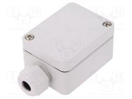 Enclosure: junction box; X: 50mm; Y: 65mm; Z: 35mm; polycarbonate SPELSBERG