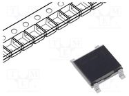 Bridge rectifier: single-phase; 600V; If: 1A; Ifsm: 25A; ABS; SMT DIOTEC SEMICONDUCTOR