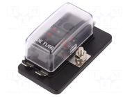 Fuse boxes; 19mm; 30A; screw; Leads: connectors; Leads dim: 6.3mm SCI