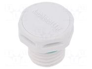 Pressure compensation device; IP68; -40÷125°C; Thread: M12 AMPHENOL