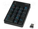 Keyboard; black; USB; wireless; 6÷10m LOGILINK