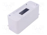 Enclosure: for modular components; IP30; white; No.of mod: 2; ABS PAWBOL