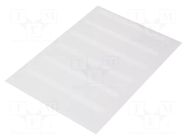 Label; 25.4mm; 44.5mm; white; -40÷150°C; 5.1÷10.1mm2; Thk: 25um HELLERMANNTYTON