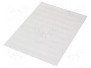 Label; 25.4mm; 25.4mm; white; -40÷150°C; 2.6÷5.3mm2; Thk: 25um HELLERMANNTYTON