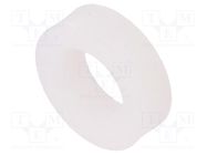 Spacer sleeve; cylindrical; polyamide; L: 3mm; Øout: 10mm; natural BOSSARD