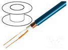 Wire: microphone cable; 2x0.25mm2; blue; OFC; -15÷70°C; PVC TASKER