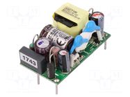 Converter: AC/DC; 5W; Uin: 80÷264VAC; 12VDC; Iout: 420mA; OUT: 1; 80% MEAN WELL