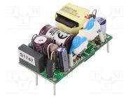 Converter: AC/DC; 5W; 80÷264VAC; 5VDC; Iout: 1A; OUT: 1; 80%; PCB MEAN WELL