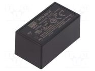 Converter: AC/DC; 5W; Uin: 80÷264VAC; 15VDC; Iout: 330mA; OUT: 1; 81% MEAN WELL