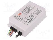 Power supply: switched-mode; LED; 65W; 60VDC; 1.08A; 180÷295VAC MEAN WELL