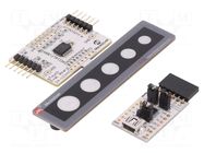 Dev.kit: Microchip PIC; No.of butt: 5; capacitive keypad MICROCHIP TECHNOLOGY