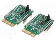 Expansion board; EERAM memory; Components: 47C04,47L16 MICROCHIP TECHNOLOGY