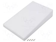 Enclosure: desktop; 1599; X: 140mm; Y: 220mm; Z: 41mm; ABS; grey; IP54 HAMMOND