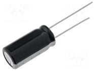 Capacitor: electrolytic; THT; 47uF; 63VDC; Ø8x15mm; Pitch: 3.5mm PANASONIC