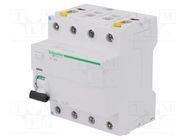 RCD breaker; Inom: 40A; Ires: 30mA; Poles: 4; 400VAC; IP20; 1÷25mm2 SCHNEIDER ELECTRIC
