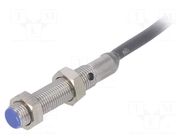 Sensor: inductive; OUT: PNP / NO; 0÷1mm; 10÷30VDC; M5; 2m; IP67 SELS