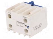 Auxiliary contacts; Leads: screw terminals; front; TeSys K SCHNEIDER ELECTRIC