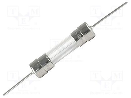 Fuse: fuse; quick blow; 6.3A; 250VAC; ceramic,cylindrical; 5x20mm SCHURTER 0001.1012.PT