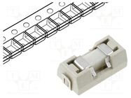 Fuse: fuse; 5A; 125VAC; 125VDC; time-lag; ceramic; 9.9x3.8x5mm; SMD LITTELFUSE