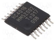 IC: digital; analog,switch; Ch: 4; CMOS; SMD; TSSOP14; 2÷6VDC; HC NEXPERIA