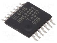 IC: digital; analog,switch; Ch: 4; CMOS; SMD; TSSOP14; 2÷6VDC; HC NEXPERIA