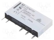 Relay: electromagnetic; SPDT; Ucoil: 12VDC; 6A; 6A/250VAC; 6A/24VDC FUJITSU