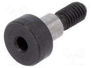Shoulder screw; steel; M4; 0.7; Thread len: 8mm; hex key; HEX 2.5mm ELESA+GANTER