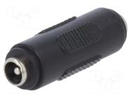 Transition: coupler; 5.5/2.1mm; 5.5mm; 2.1mm Goobay