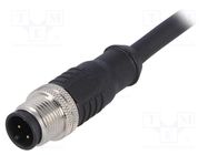 Connector: M12; plug; PIN: 4; male; A code-DeviceNet / CANopen DEGSON ELECTRONICS