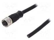 Connector: M12; plug; female; PIN: 4; straight; 4A; 250V; IP65,IP67 DEGSON ELECTRONICS