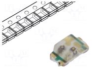 LED; red/green; SMD; 0603; 2÷2.4/2÷2.4VDC; 1.6x0.8x0.55mm; 130° LITEON