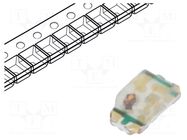 LED; red/green; SMD; 0603; 1.8÷2.4/2.8÷3.8VDC; 1.6x0.8x0.55mm LITEON
