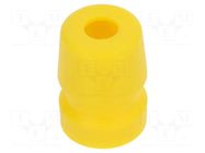 Strain relief; Jack connectors,XLR connectors; yellow AMPHENOL