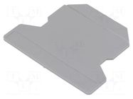 Separating plate; grey; polyamide; UK PHOENIX CONTACT