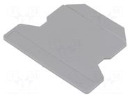 Separating plate; grey; polyamide; UK PHOENIX CONTACT