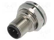 Connector: M12; socket; PIN: 4; male; A code-DeviceNet / CANopen DEGSON ELECTRONICS