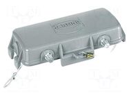 Protection cover; size 16B; Han; for double latch; metal HARTING