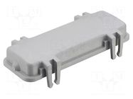 Protection cover; size 24B; Han; with double latch; 104x27mm HARTING