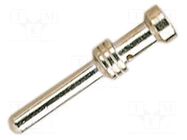 Contact; male; copper alloy; silver plated; 1.5mm2; short; crimped HARTING