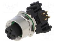 Connector: M12; socket; PIN: 5; female; A code-DeviceNet / CANopen DEGSON ELECTRONICS