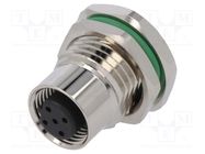 Socket; M12; PIN: 5; female; B code-Profibus; THT; IP65,IP67; 60V; 4A DEGSON ELECTRONICS