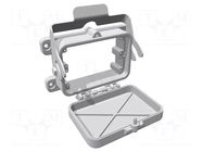 Enclosure for connectors: HDC; size 48B (2 x 24B); Han HARTING