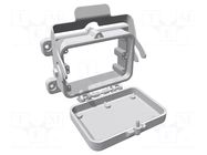 Enclosure for connectors: HDC; size 48B (2 x 24B); Han HARTING