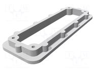 Docking frame; Montagerahmen Baugröße 24B Gewinde M4 HARTING