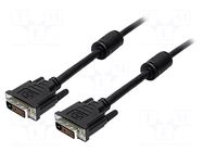 Cable; DVI-D (24+1) plug,both sides; PVC; dual link; HDCP; Len: 2m LOGILINK