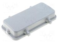 Protection cover; size 16B; Han; for double latch; thermoplastic HARTING
